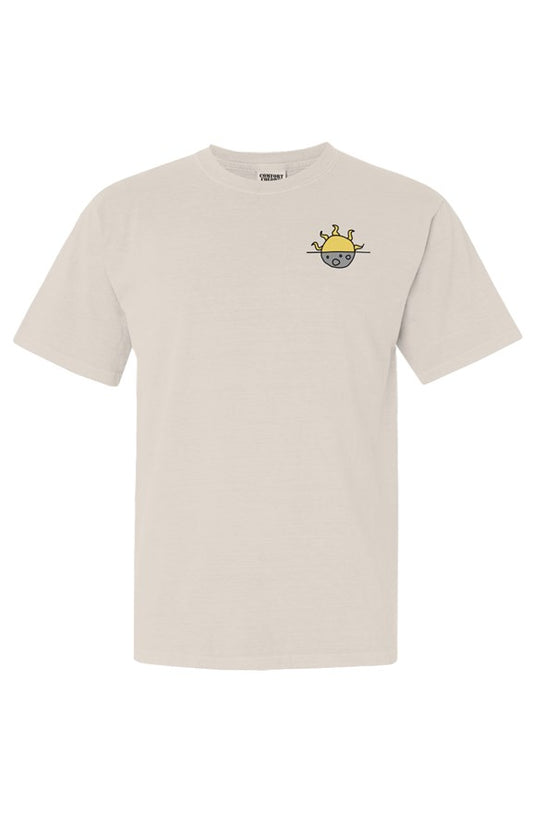 Sun &amp;amp; Moon Heavyweight Embroidered Tee