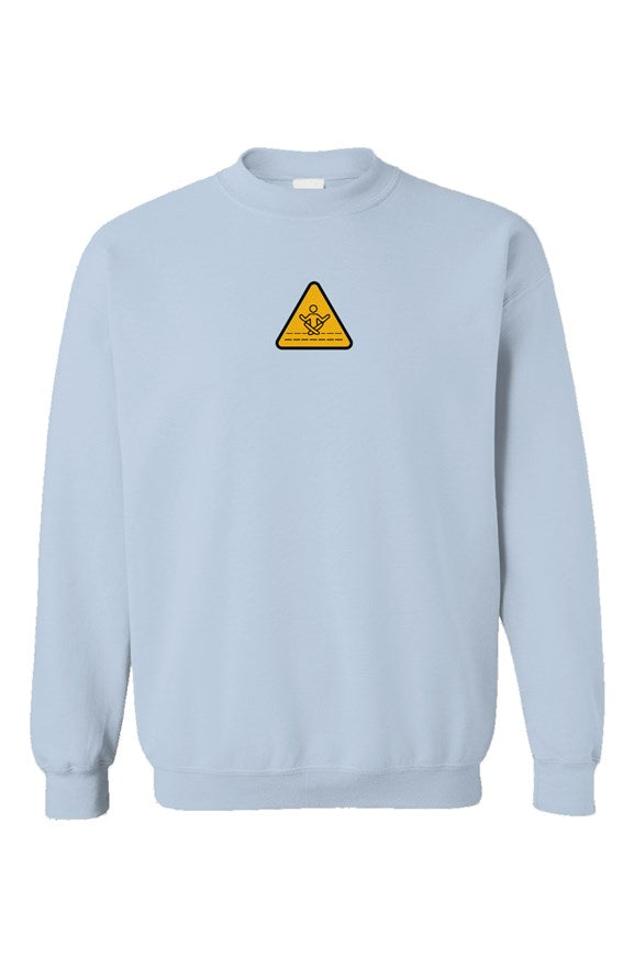 Meditation heavy embroidered crewneck sweatshirt