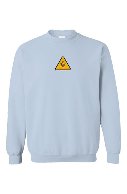 Meditation heavy embroidered crewneck sweatshirt