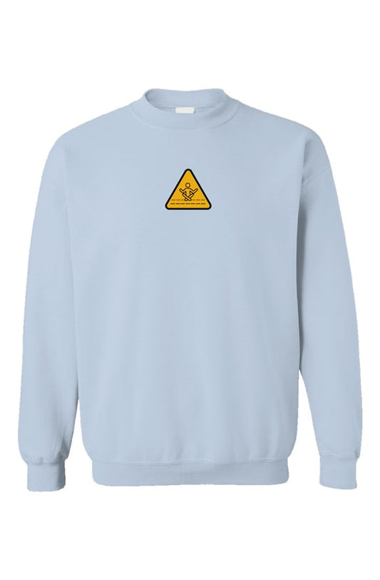 Meditation heavy embroidered crewneck sweatshirt