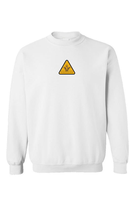 Meditation heavy embroidered crewneck sweatshirt