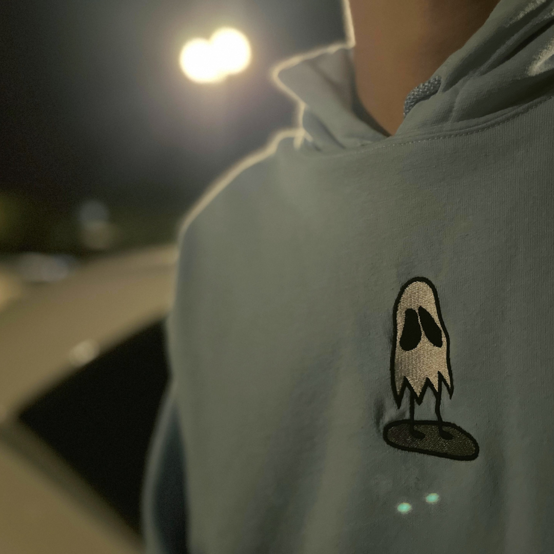 Remiss Apparel Ghost Embroidered Hoodie